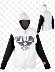 Bluza sportowa TOP TEN MMA bia�o - czarna